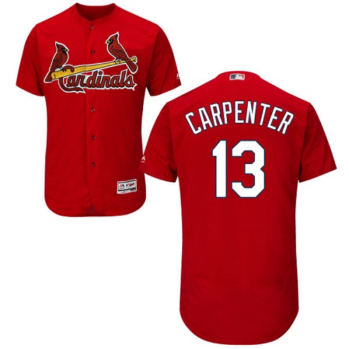 Cardinals #13 Matt Carpenter Red Flexbase Authentic Collection Stitched MLB Jersey